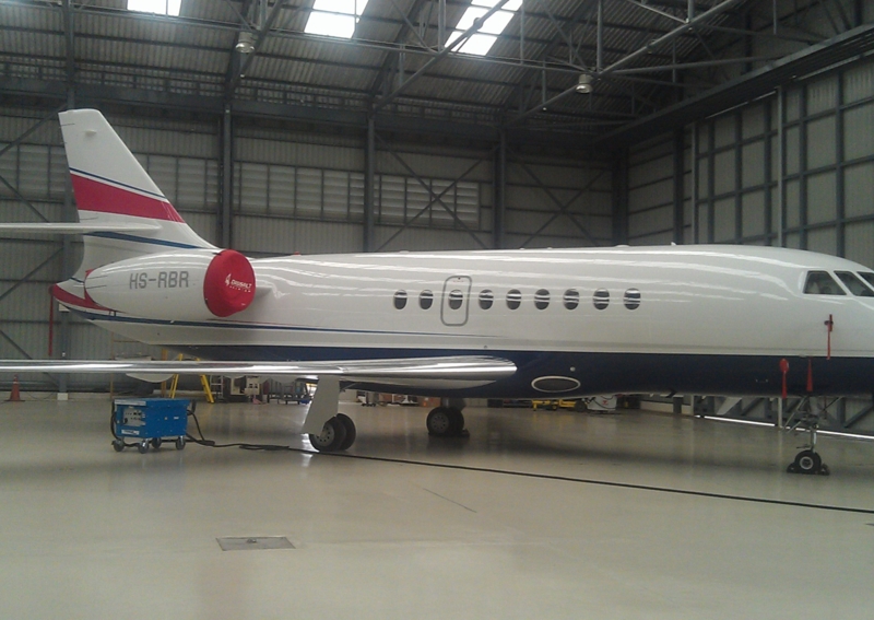 Planes in the AAS Hangar @ Don Muang International Airport