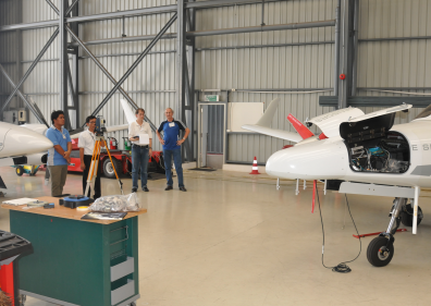 AAS Staff in the AAS Hangar @ Don Muang International Airport