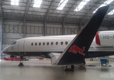 Planes in the AAS Hangar @ Don Muang International Airport